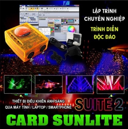 Card sunlite suite 2 điều khiển đèn sân khấu